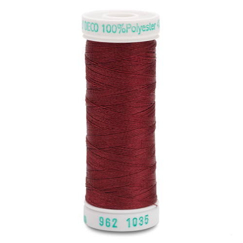 Sulky 40 Wt. Poly Deco Thread - Bayberry Red- 250 yd. Spool